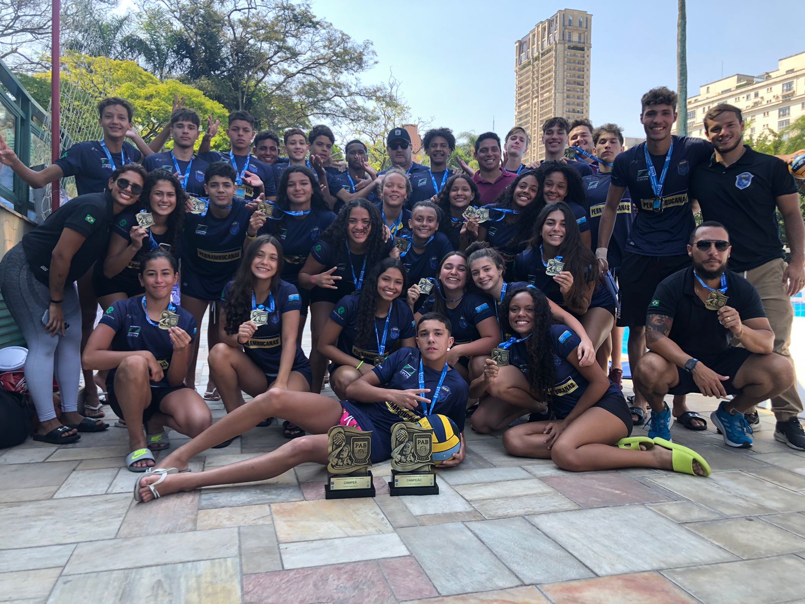 ABDA � campe� brasileira sub-16 masculino e feminino de polo aqu�tico