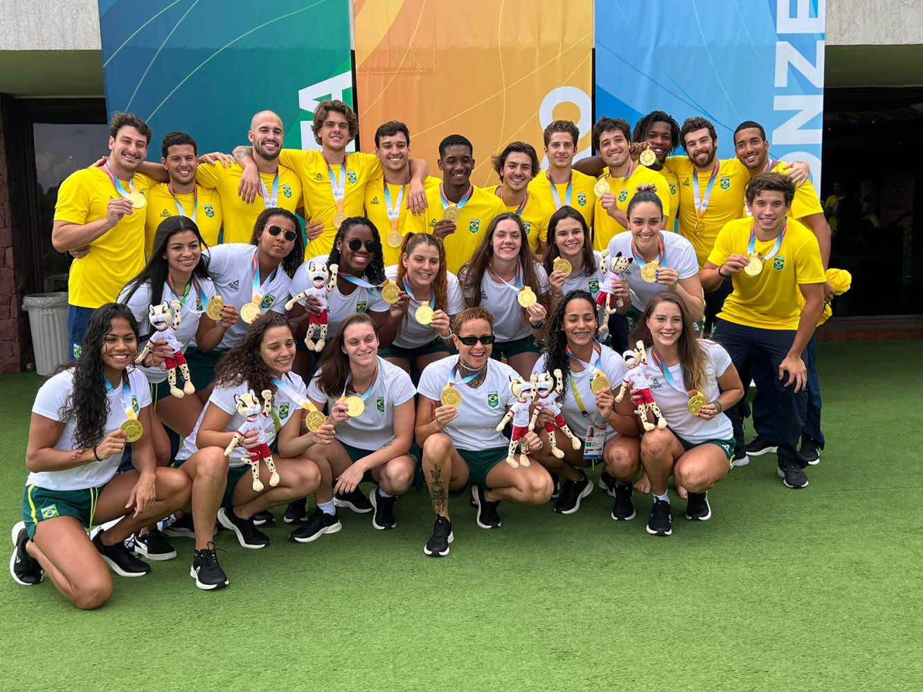 Com 7 atletas da ABDA, Brasil � campe�o sul-americano masculino e feminino