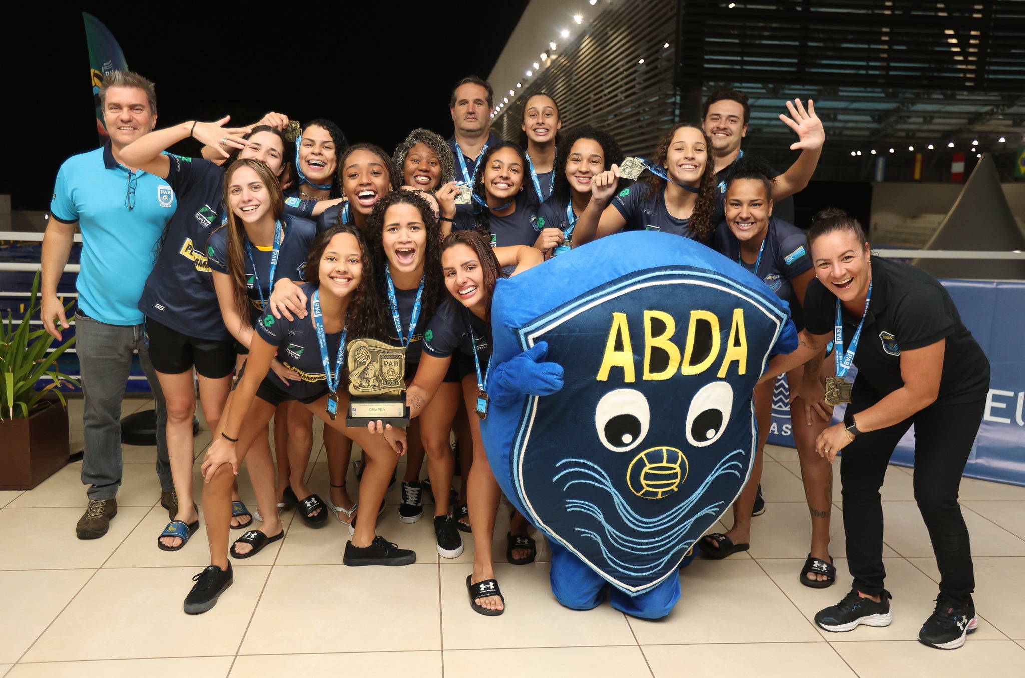 ABDA � campe� brasileira sub-20 de polo aqu�tico masculino e feminino