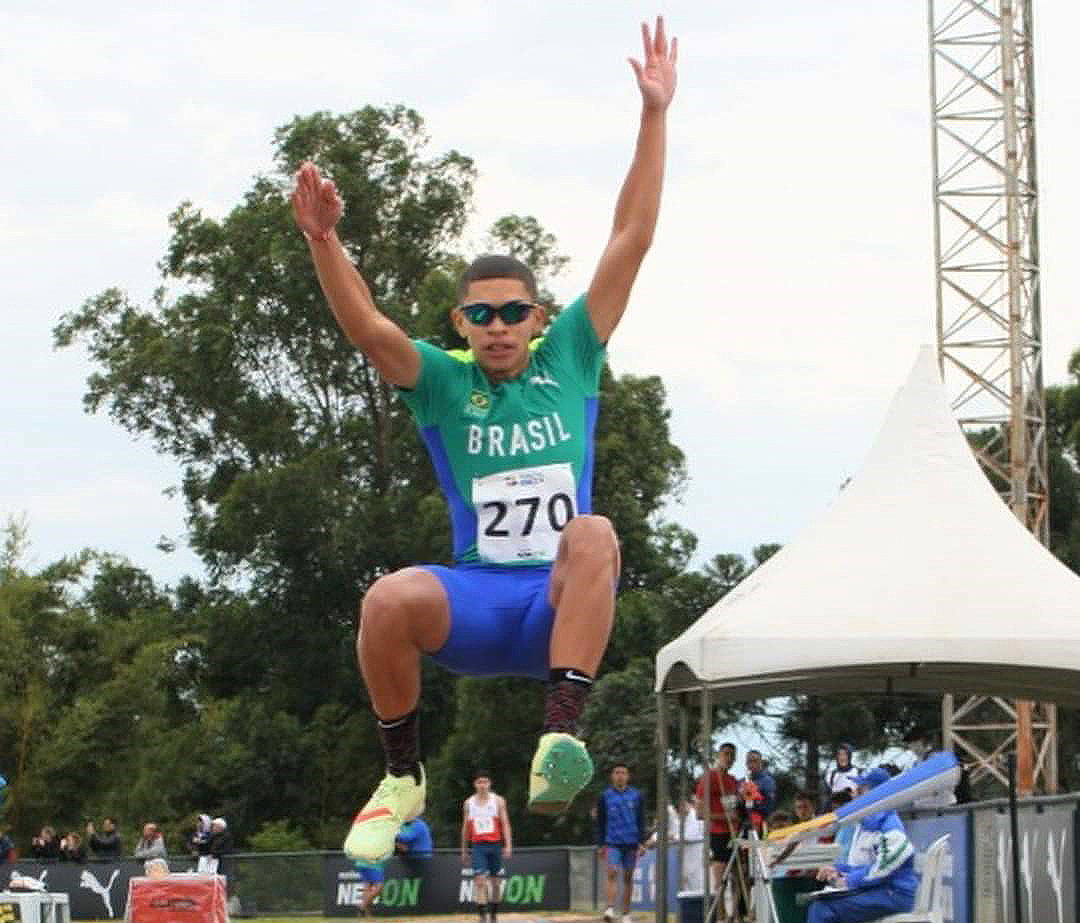 Atleta da ABDA � 4� no salto em dist�ncia no Sul-Americano Sub-23