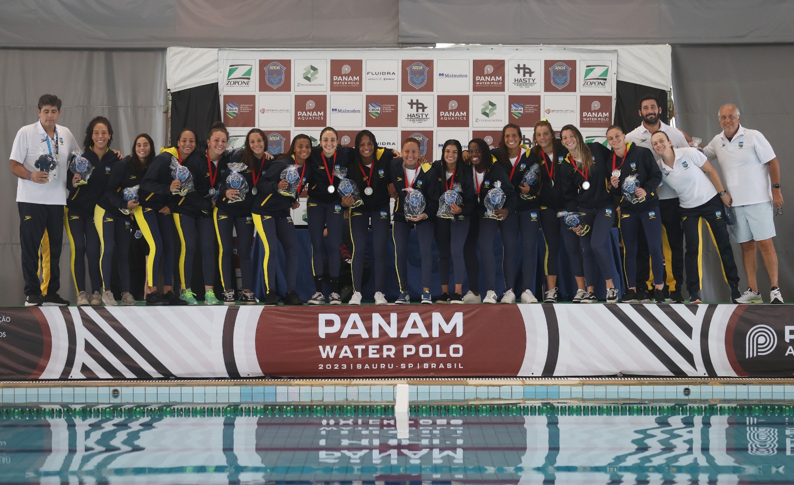 Brasil � vice-campe�o do Pan-Americano Adulto Feminino de polo aqu�tico