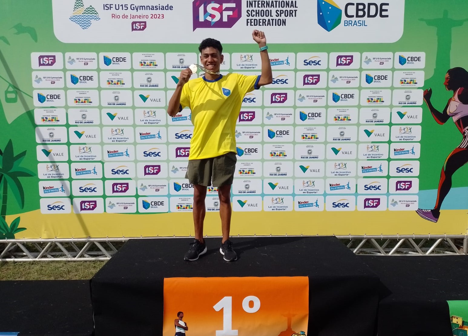 Vin�cius Moraes Costa � campe�o mundial escolar dos 800 metros