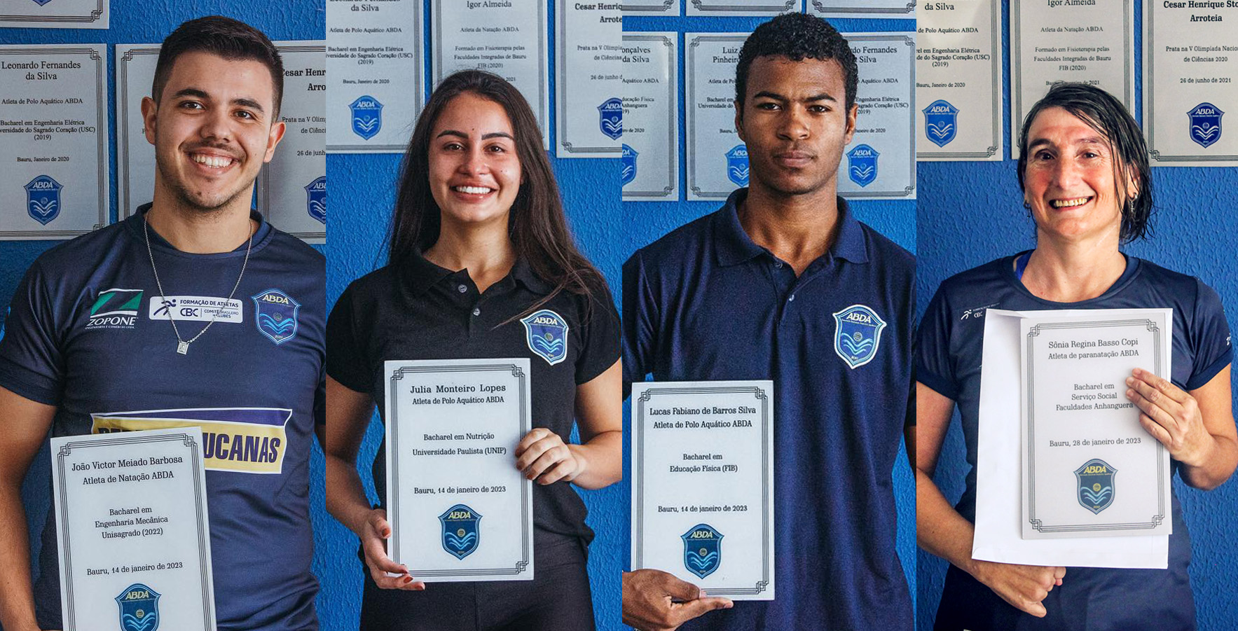 ABDA amplia n�mero de atletas bolsistas graduados em 2022