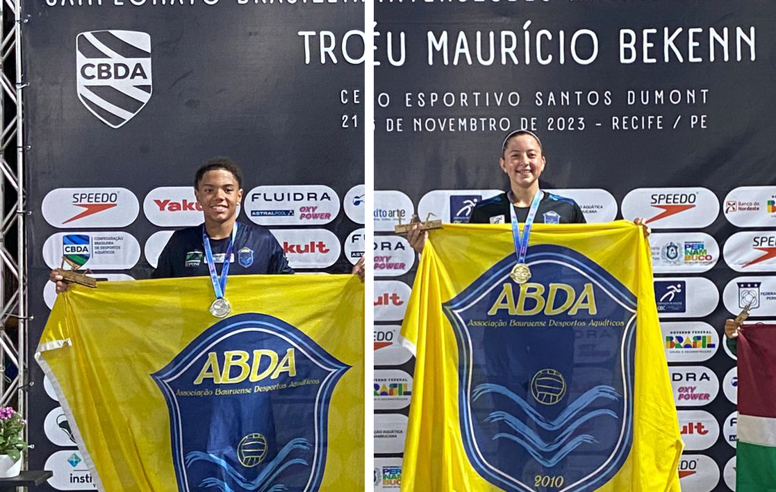 ABDA conquista 2 ouros e 1 prata no Brasileiro Infantil de Nata��o