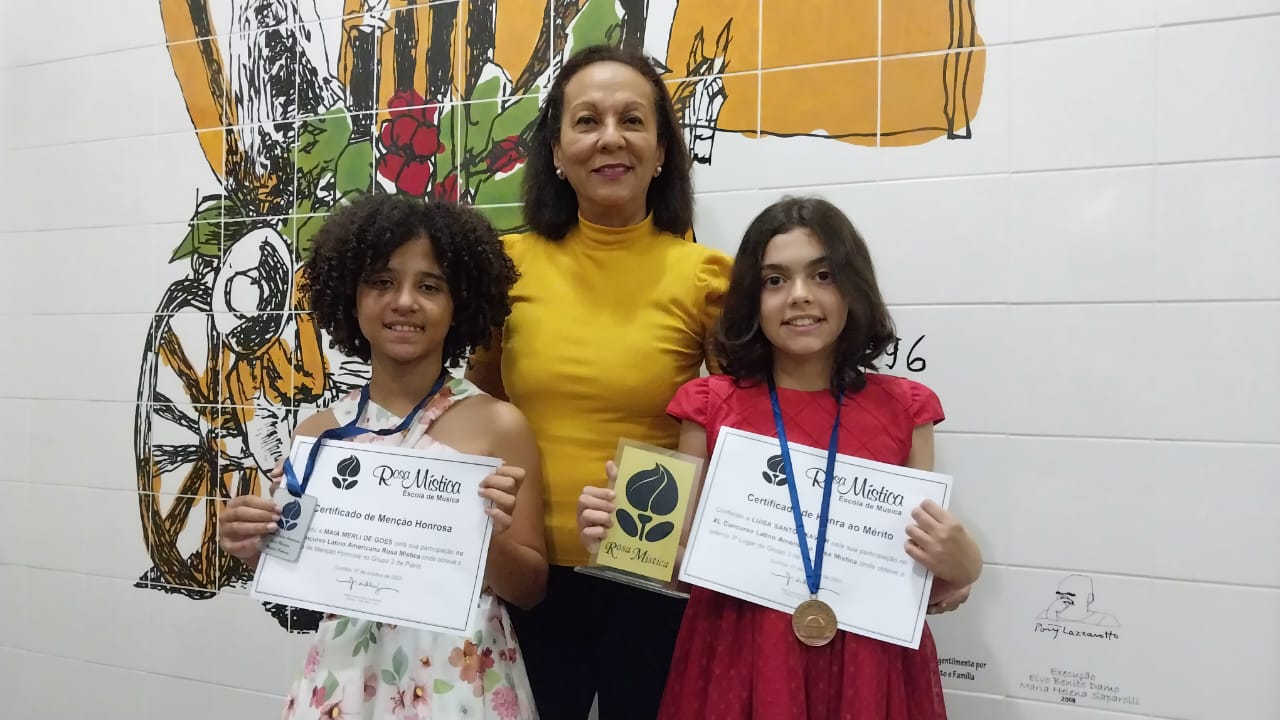 Alunas da ABDA Filarm�nica s�o premiadas no Concurso Latino-Americano de Piano