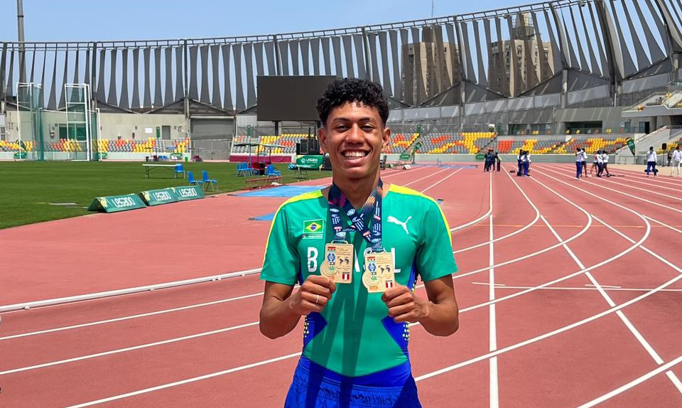 Vin�cius Costa conquista duplo ouro no Campeonato Ibero-Americano Sub-18