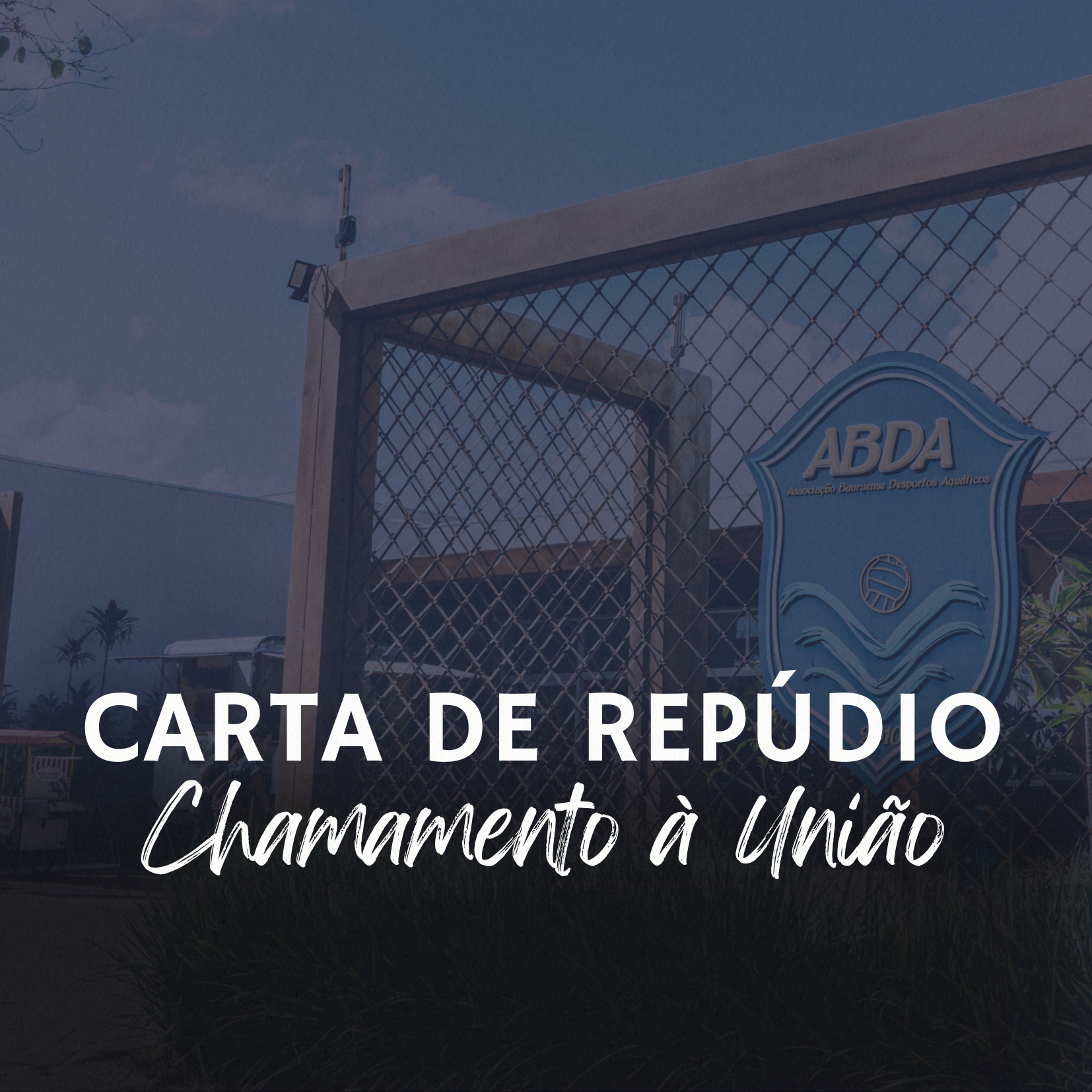 CARTA DE REP�DIO - CHAMAMENTO � UNI�O