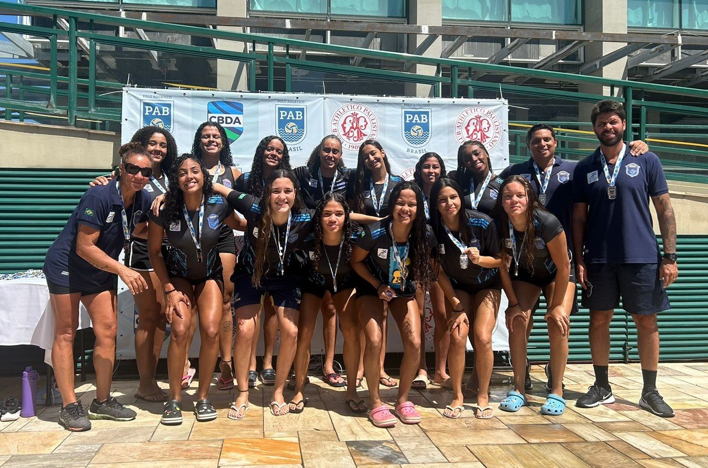 ABDA � vice-campe� feminina da Copa Sub-20 de polo aqu�tico