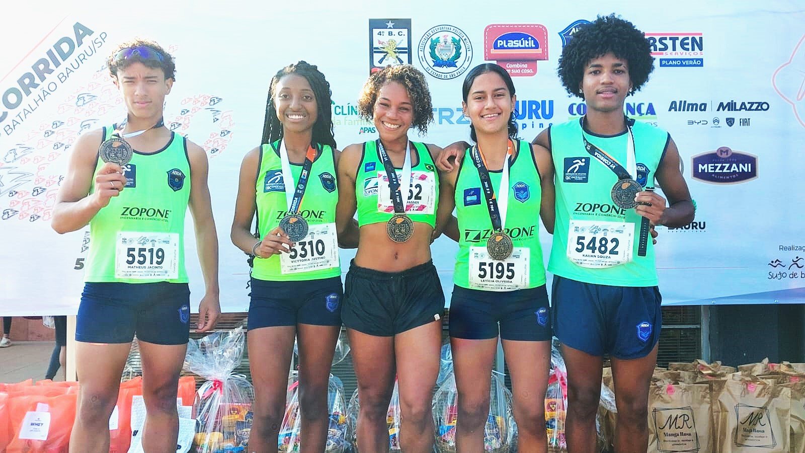 Atletas da ABDA conquistam p�dios na VI Corrida do 4� Batalh�o
