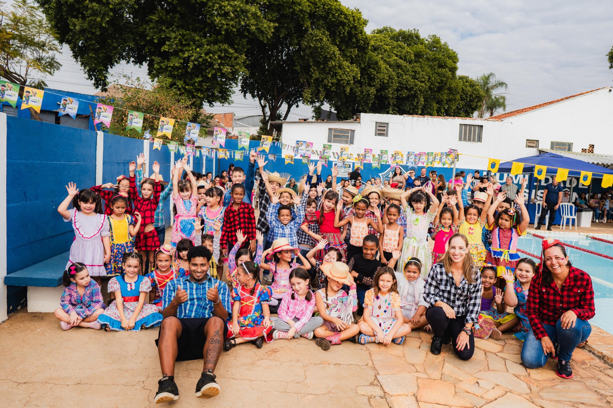 Festa Junina ABDA Castelo - pr�-treinamento nata��o - 04-07-2027