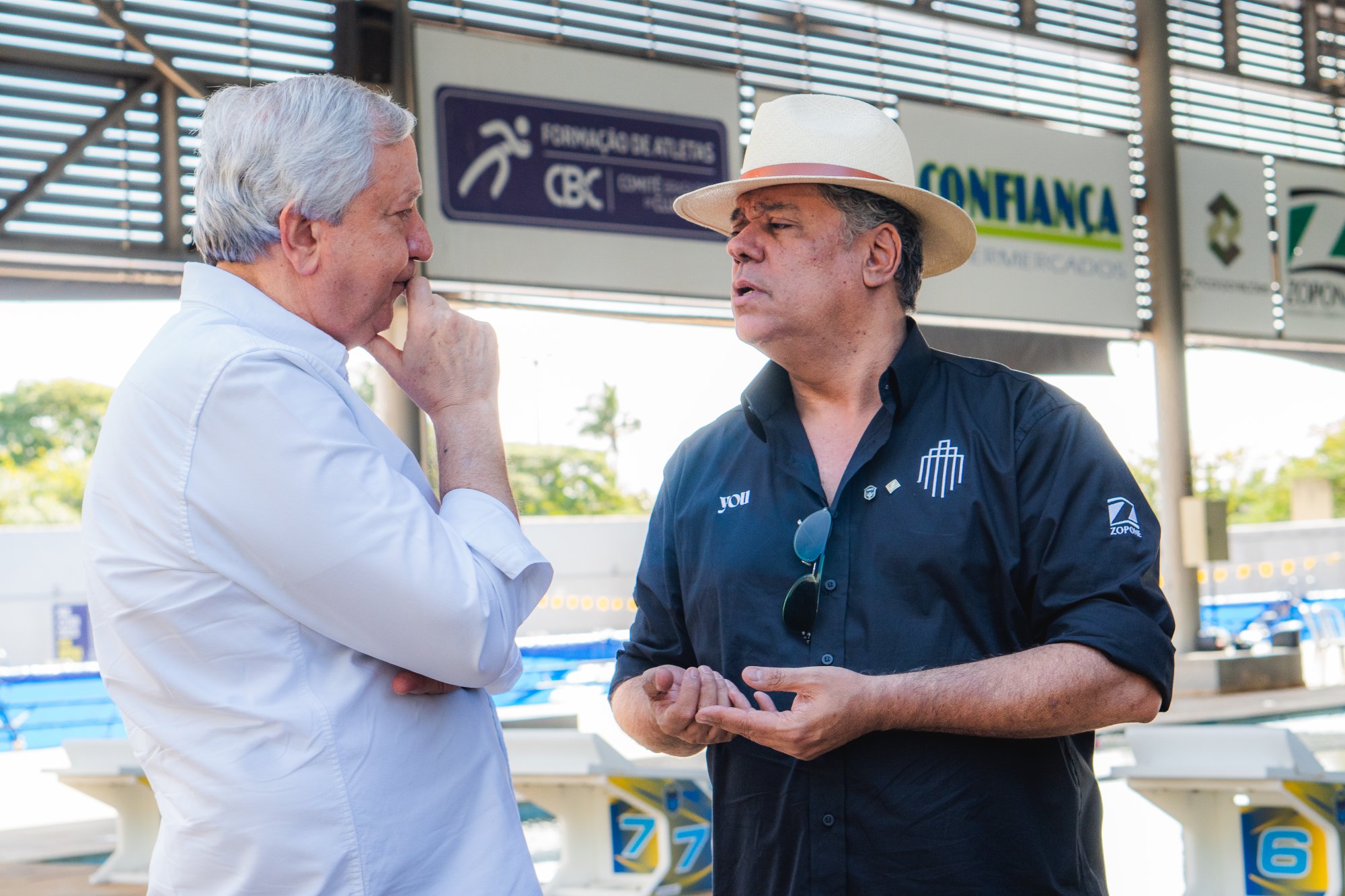 Presidente do Confian�a visita ABDA e participa da Cal�ada da Fama