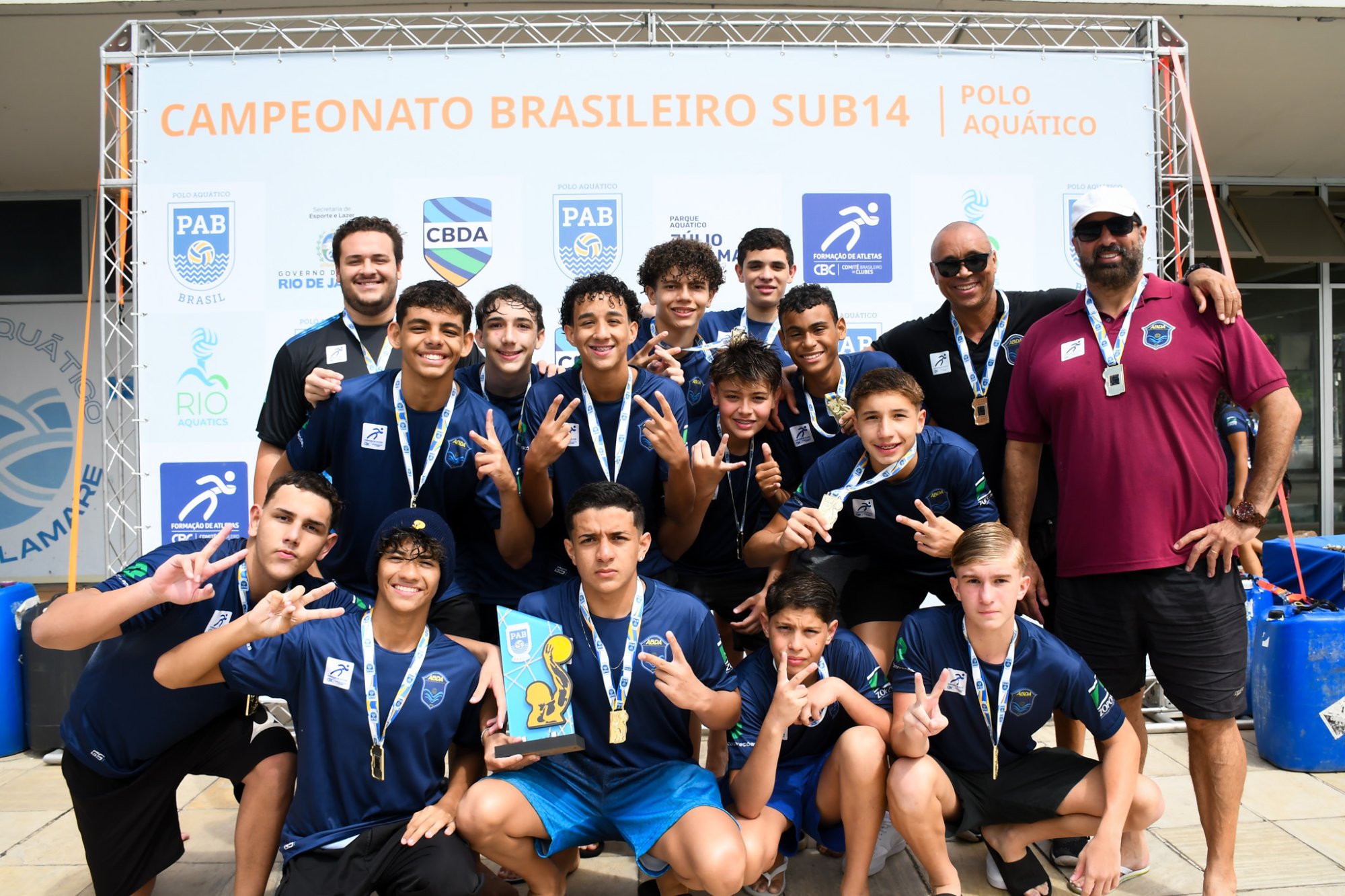 ABDA � campe� brasileira sub-14 masculino de polo aqu�tico