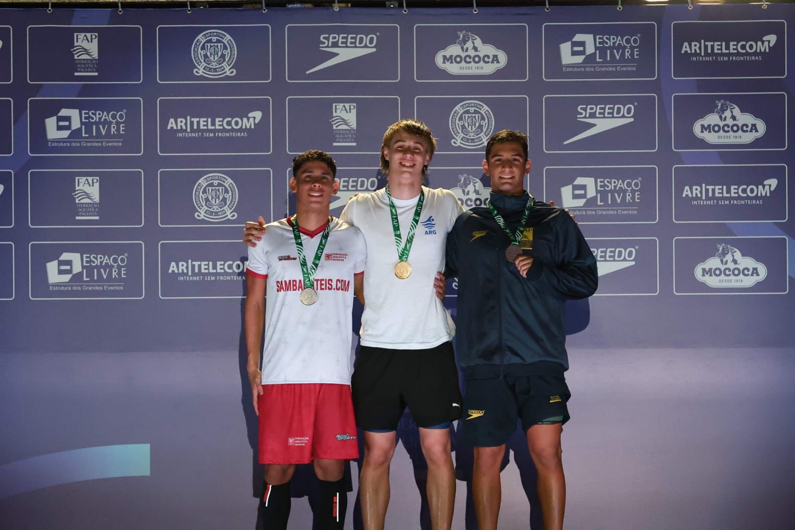 Atleta da ABDA conquista 3 medalhas no Trof�u Chico Piscina de nata��o