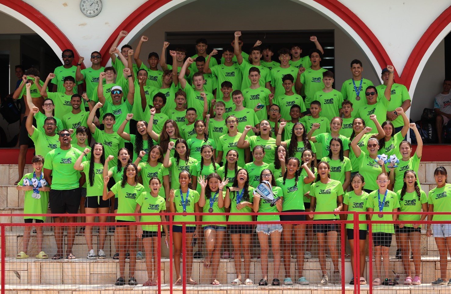 Com 54 nadadores da ABDA, 3� Regi�o fica em 3� lugar no Trof�u Kim Mollo