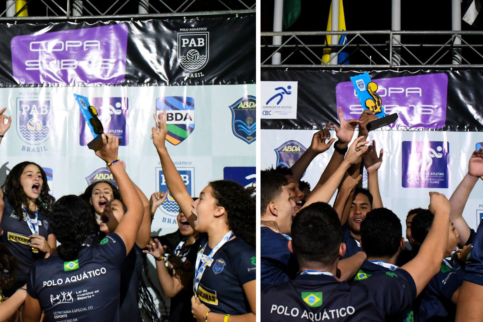 Invictos, times da ABDA s�o campe�es da Copa Sub-16 masculino e feminino