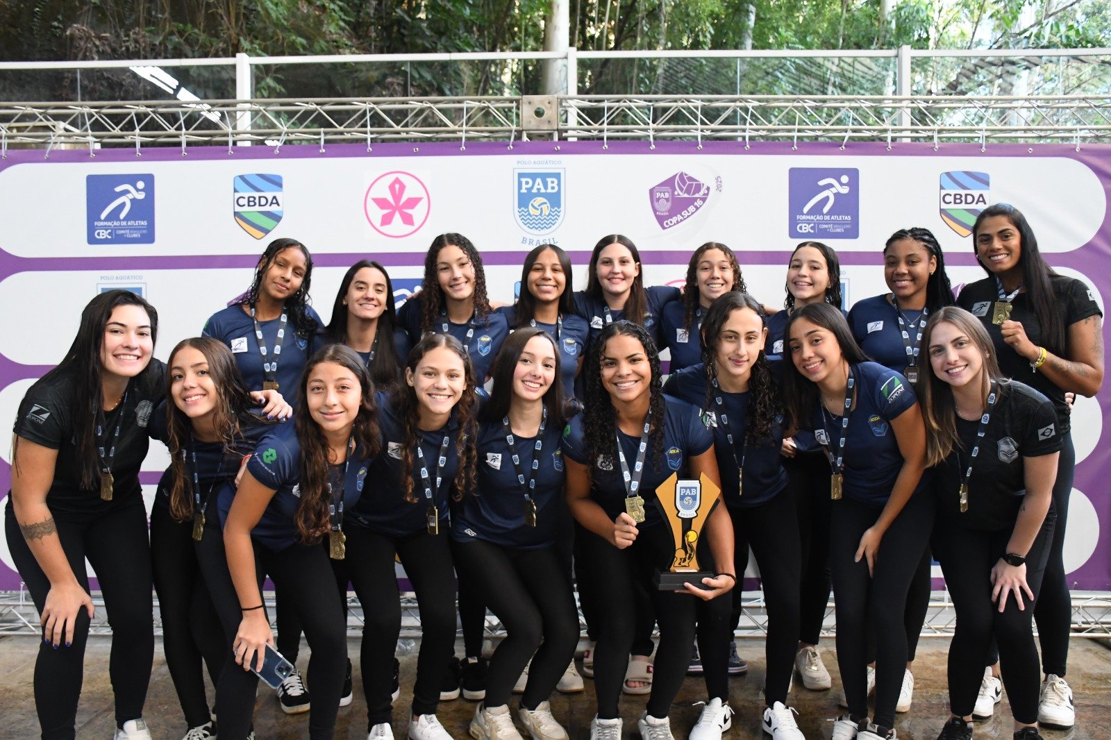 ABDA conquista t�tulo feminino na Copa Sub-16 de polo aqu�tico