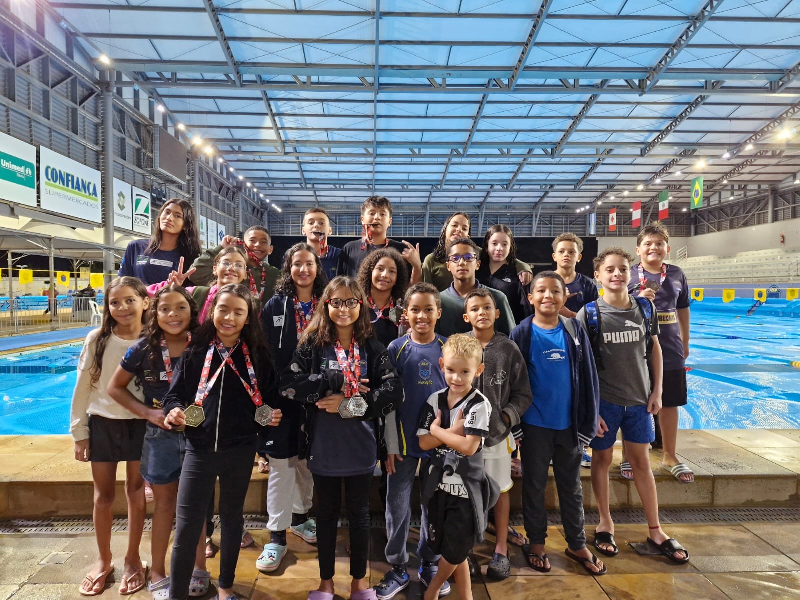 Arena ABDA recebe final da Liga SESI de Nata��o e conquista 44 medalhas