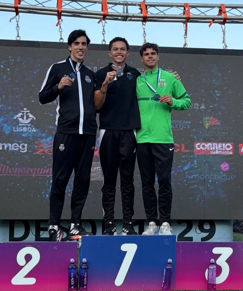 Atleta da ABDA conquista ouro no salto em dist�ncia em Portugal