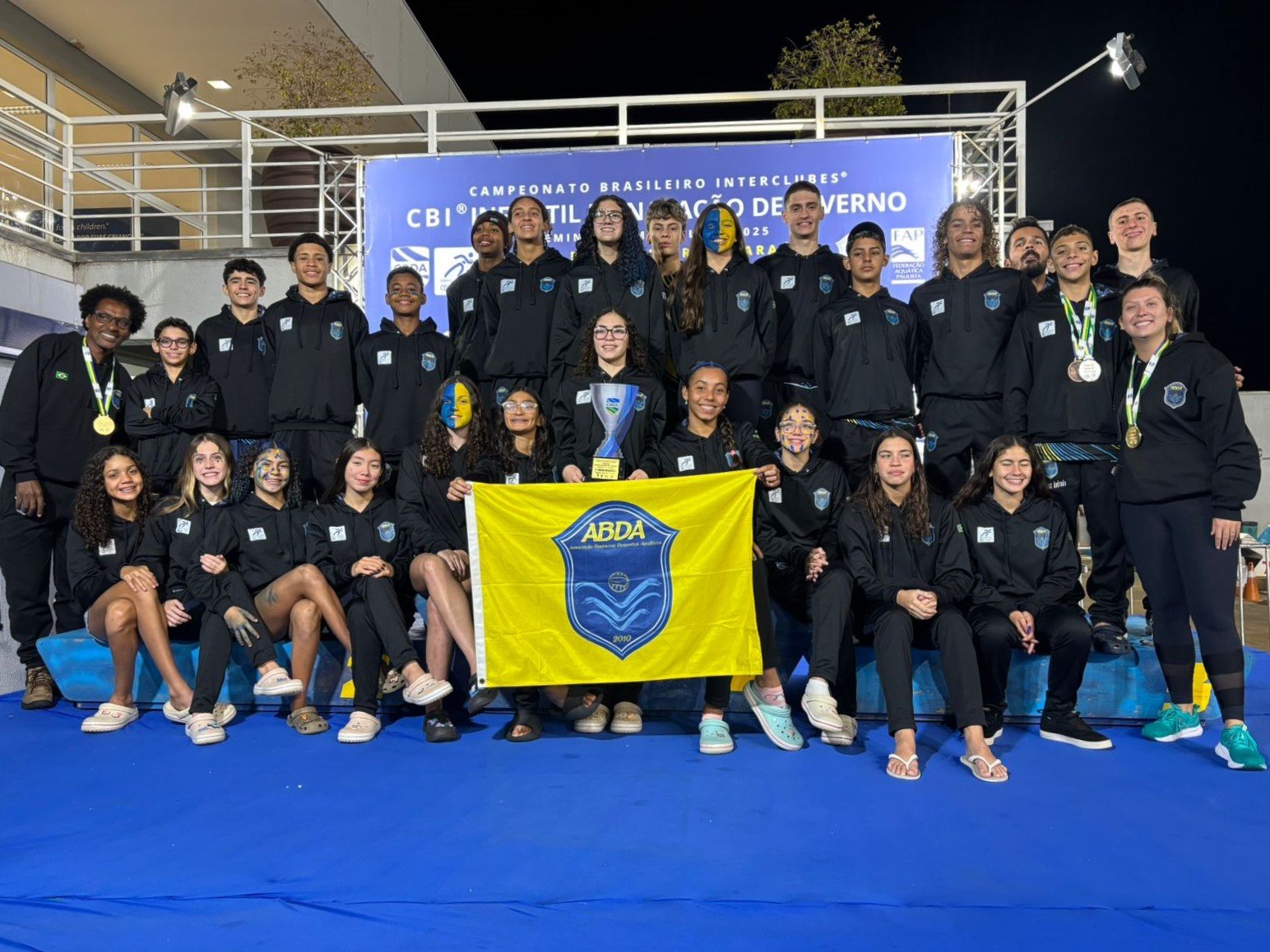 ABDA � 2� lugar infantil 1 no Campeonato Brasileiro Infantil de Nata��o de Inverno