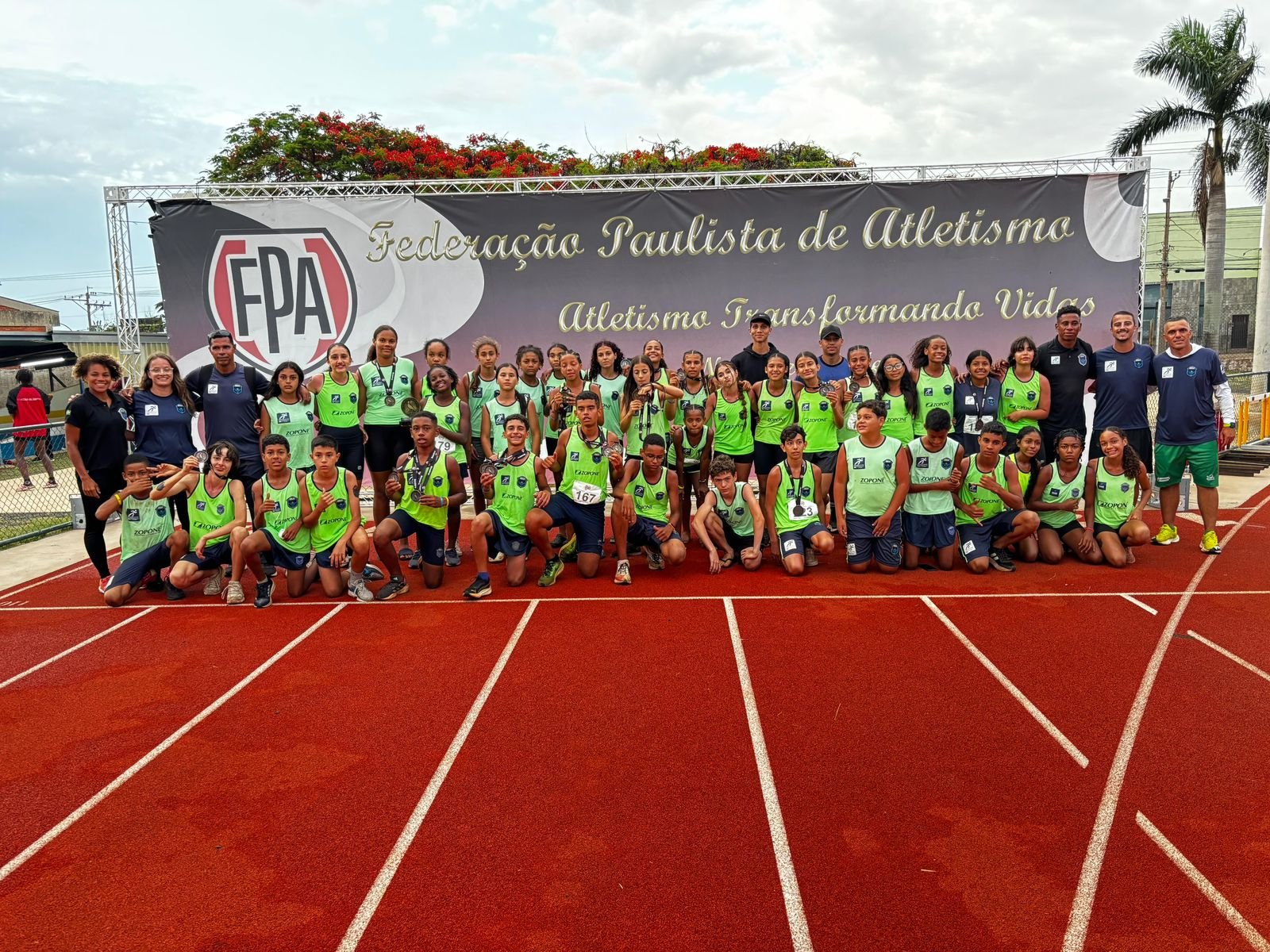 ABDA � campe� geral do Campeonato Paulista Sub-14 de Atletismo