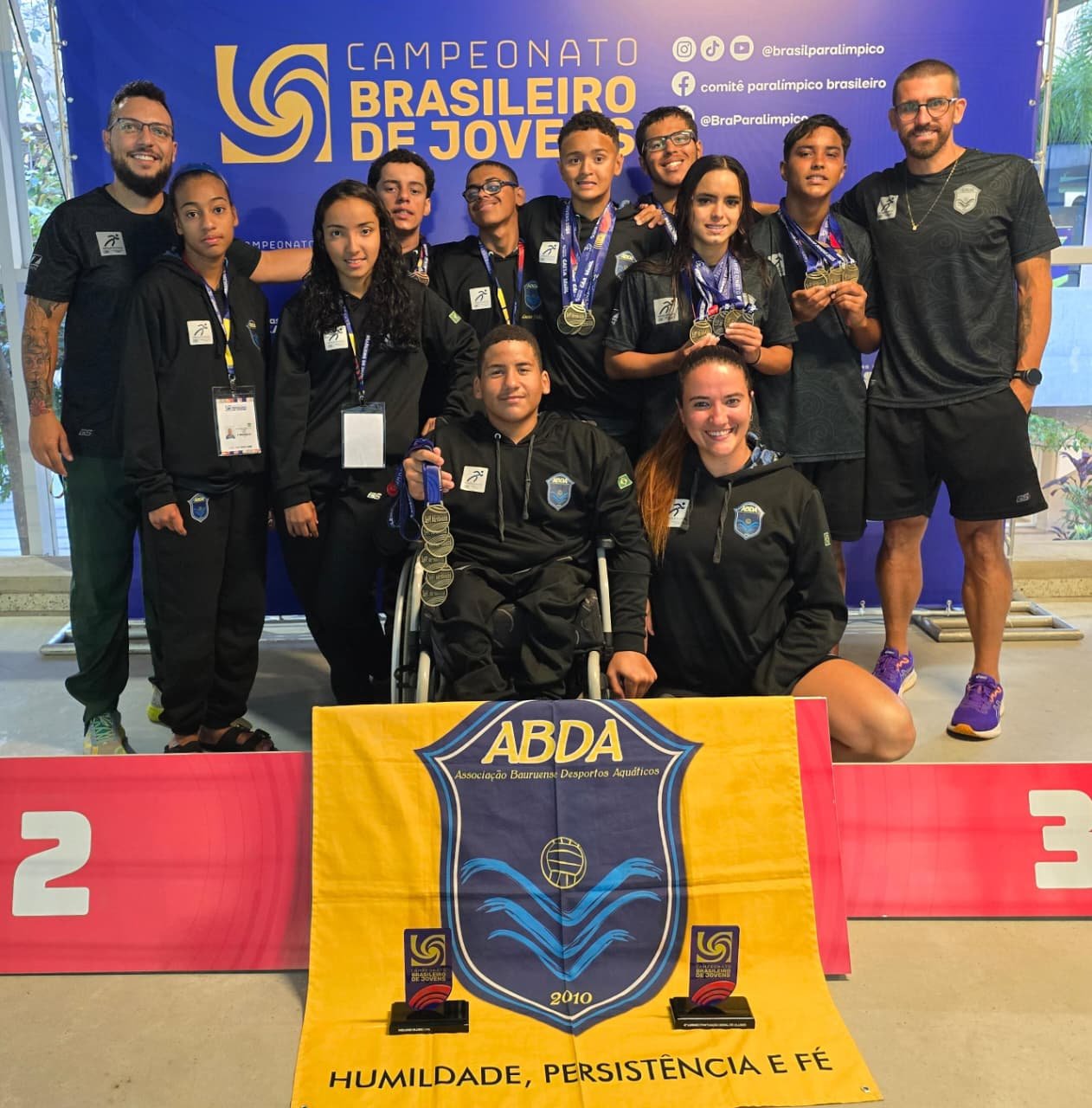 ABDA � o melhor clube sub-16 no Brasileiro de Jovens de Nata��o Paral�mpica