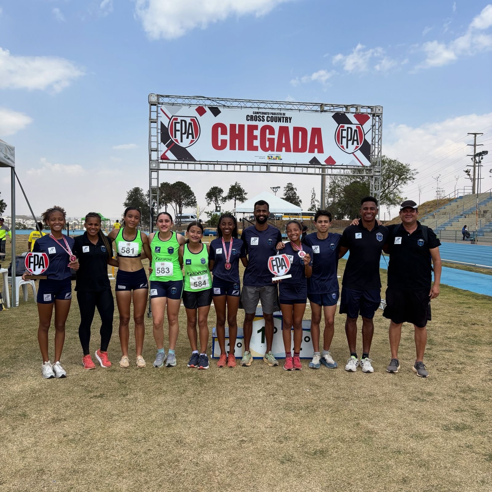 Atletas da ABDA conquistam p�dios no Campeonato Paulista de Cross Country