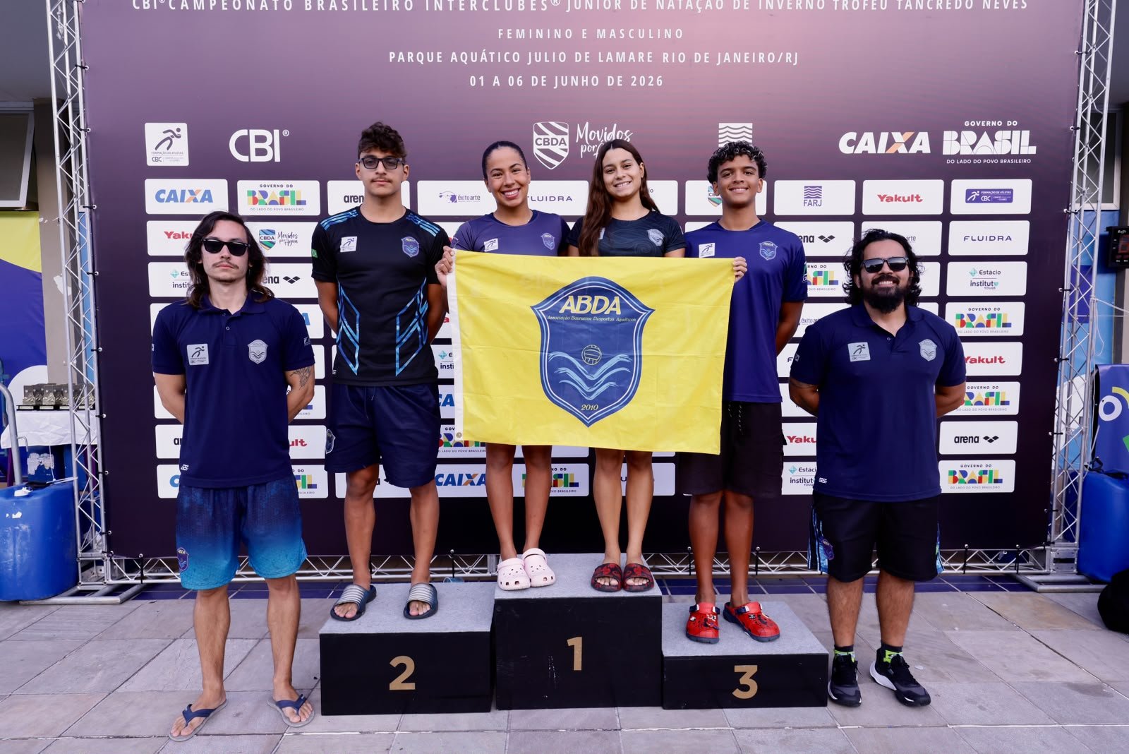 ABDA conquista finais e melhores marcas no Brasileiro J�nior de Inverno de Nata��o