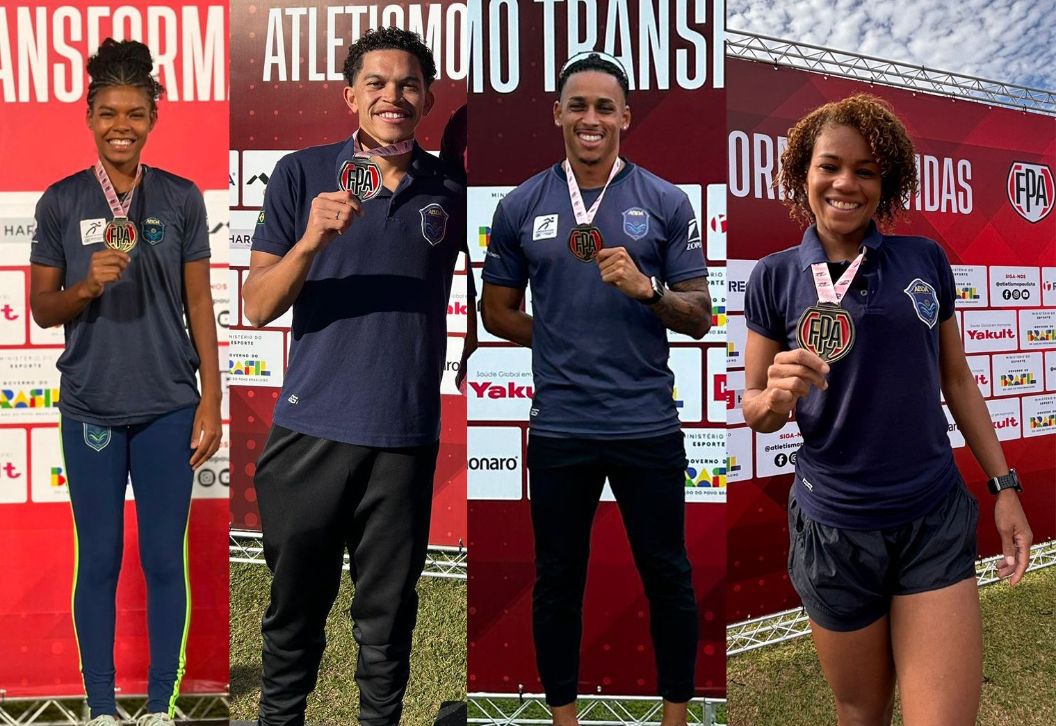 Atletismo da ABDA participa de tr�s competi��es e conquista p�dios no fim de semana