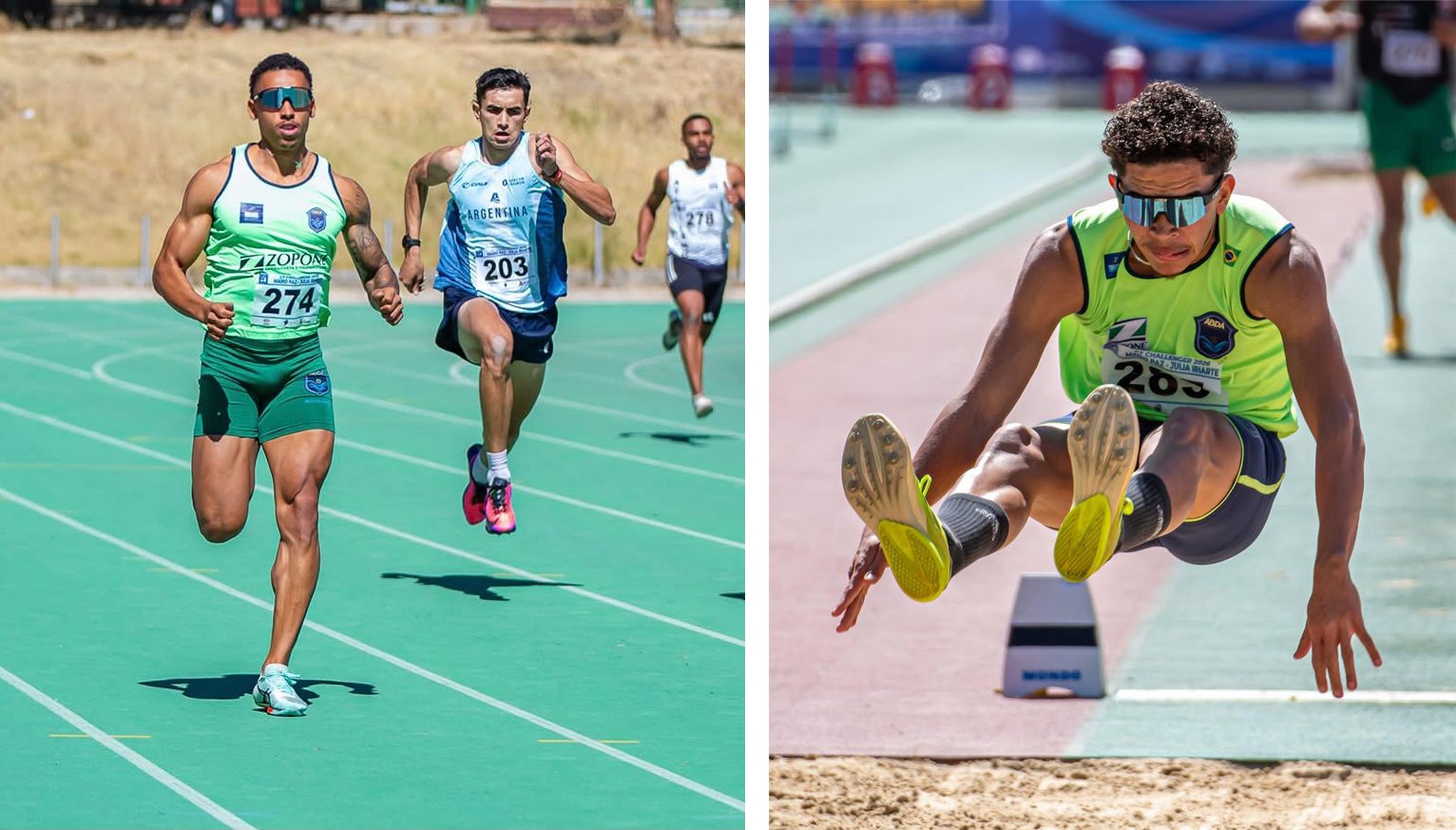 Atletas da ABDA conquistam medalhas e marcas pessoais em GP Sul-Americano